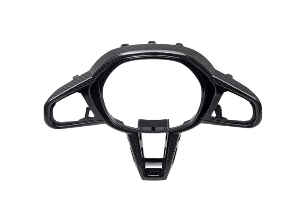 AutoTecknic LCI Carbon Steering Wheel Trim - G22/ G26/ G42 4-Series 2025-Up-Interior-Silicon Valley Bimmer