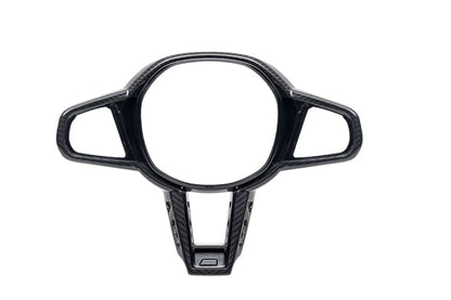 AutoTecknic LCI Carbon Steering Wheel Trim - G22/ G26/ G42 4-Series 2025-Up-Interior-Silicon Valley Bimmer
