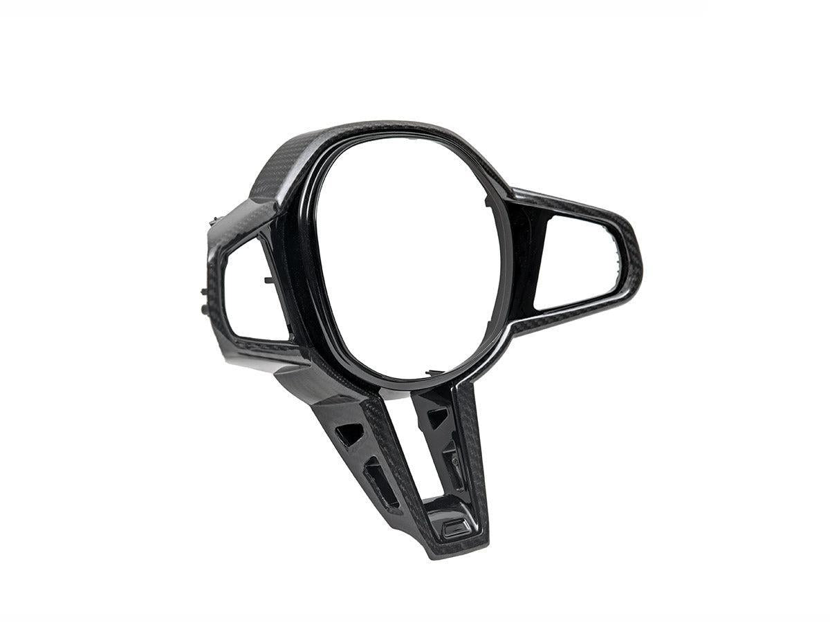 AutoTecknic LCI Carbon Steering Wheel Trim - G42 2-Series 2025-Up-Interior-Silicon Valley Bimmer