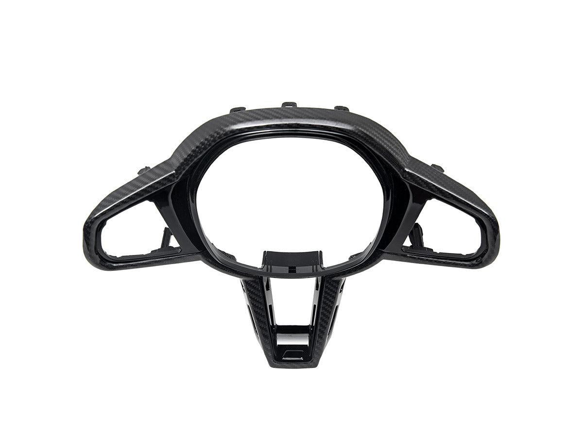 AutoTecknic LCI Carbon Steering Wheel Trim - G42 2-Series 2025-Up-Interior-Silicon Valley Bimmer