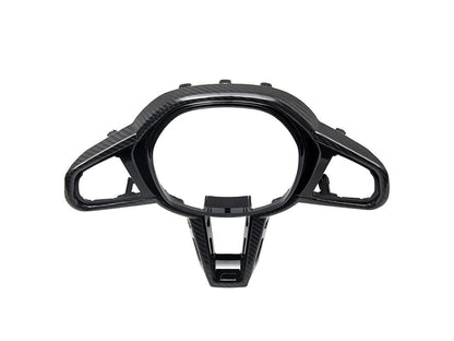 AutoTecknic LCI Carbon Steering Wheel Trim - G42 2-Series 2025-Up-Interior-Silicon Valley Bimmer