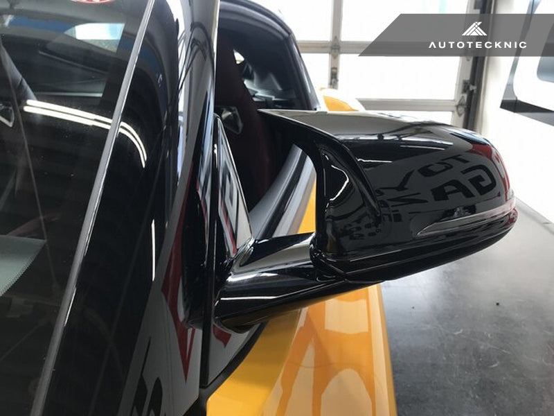 AutoTecknic M-Inspired Carbon Fiber Mirror Covers - F40 1-Series | F44 2-Series Gran Coupe-Exterior-Silicon Valley Bimmer