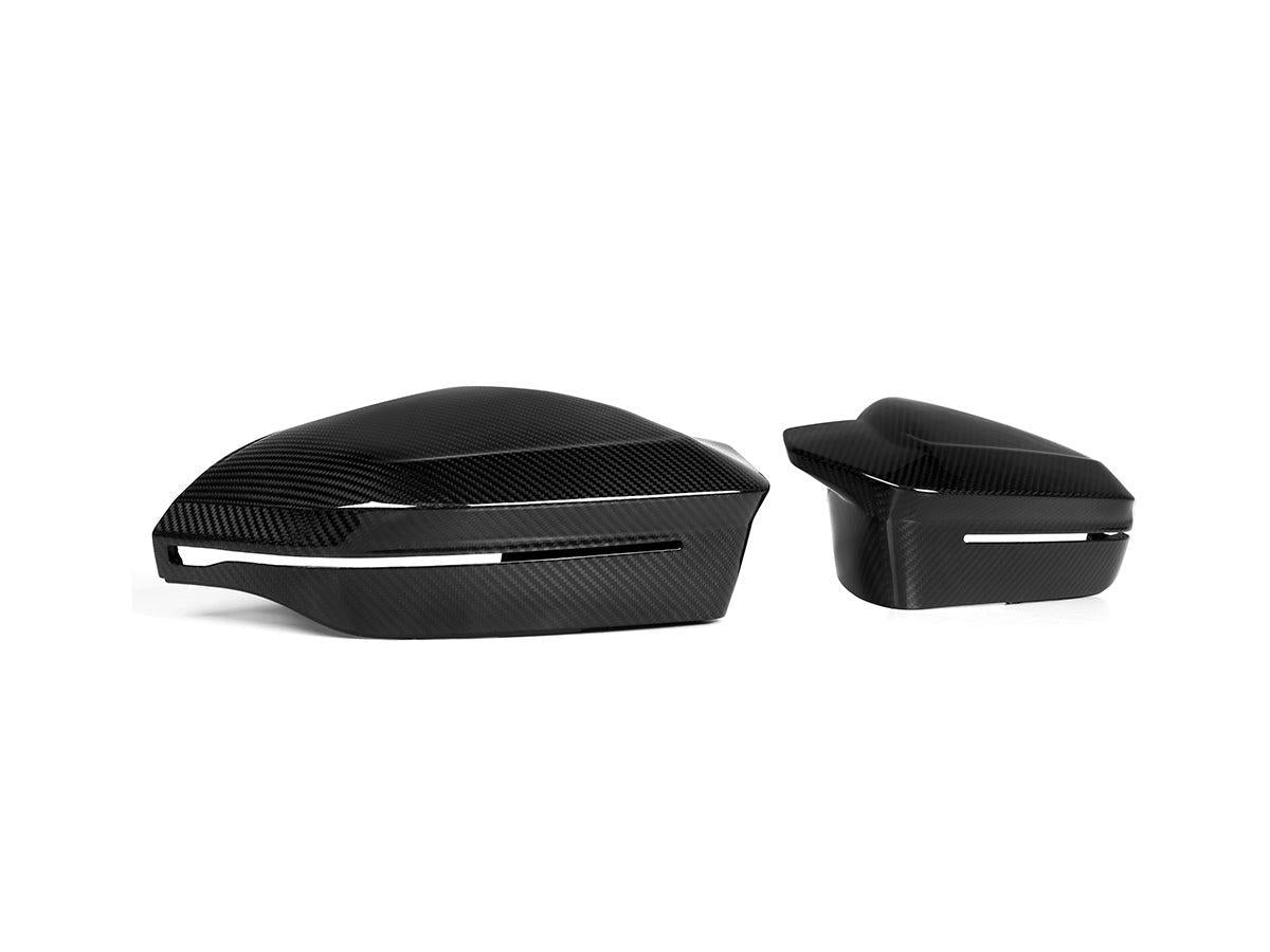 AutoTecknic M-Inspired Dry Carbon Mirror Cap Set - G45 X3-Exterior-Silicon Valley Bimmer