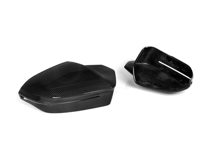 AutoTecknic M-Inspired Dry Carbon Mirror Cap Set - G45 X3-Exterior-Silicon Valley Bimmer