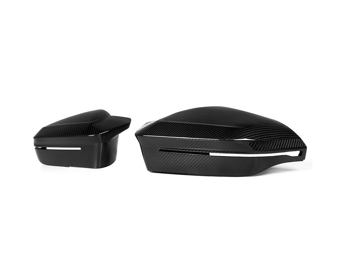 AutoTecknic M-Inspired Dry Carbon Mirror Cap Set - G45 X3-Exterior-Silicon Valley Bimmer