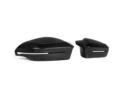 AutoTecknic M-Inspired Dry Carbon Mirror Cap Set - G60 5-Series | G70 7-Series-Exterior-Silicon Valley Bimmer