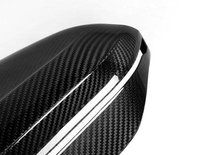 AutoTecknic M-Inspired Dry Carbon Mirror Cap Set - G60 5-Series | G70 7-Series-Exterior-Silicon Valley Bimmer