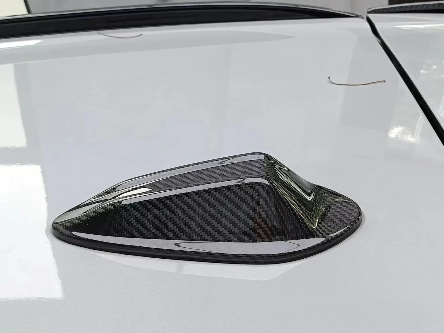 AutoTecknic M-SAV LCI Dry Carbon Roof Antenna-Exterior-Silicon Valley Bimmer