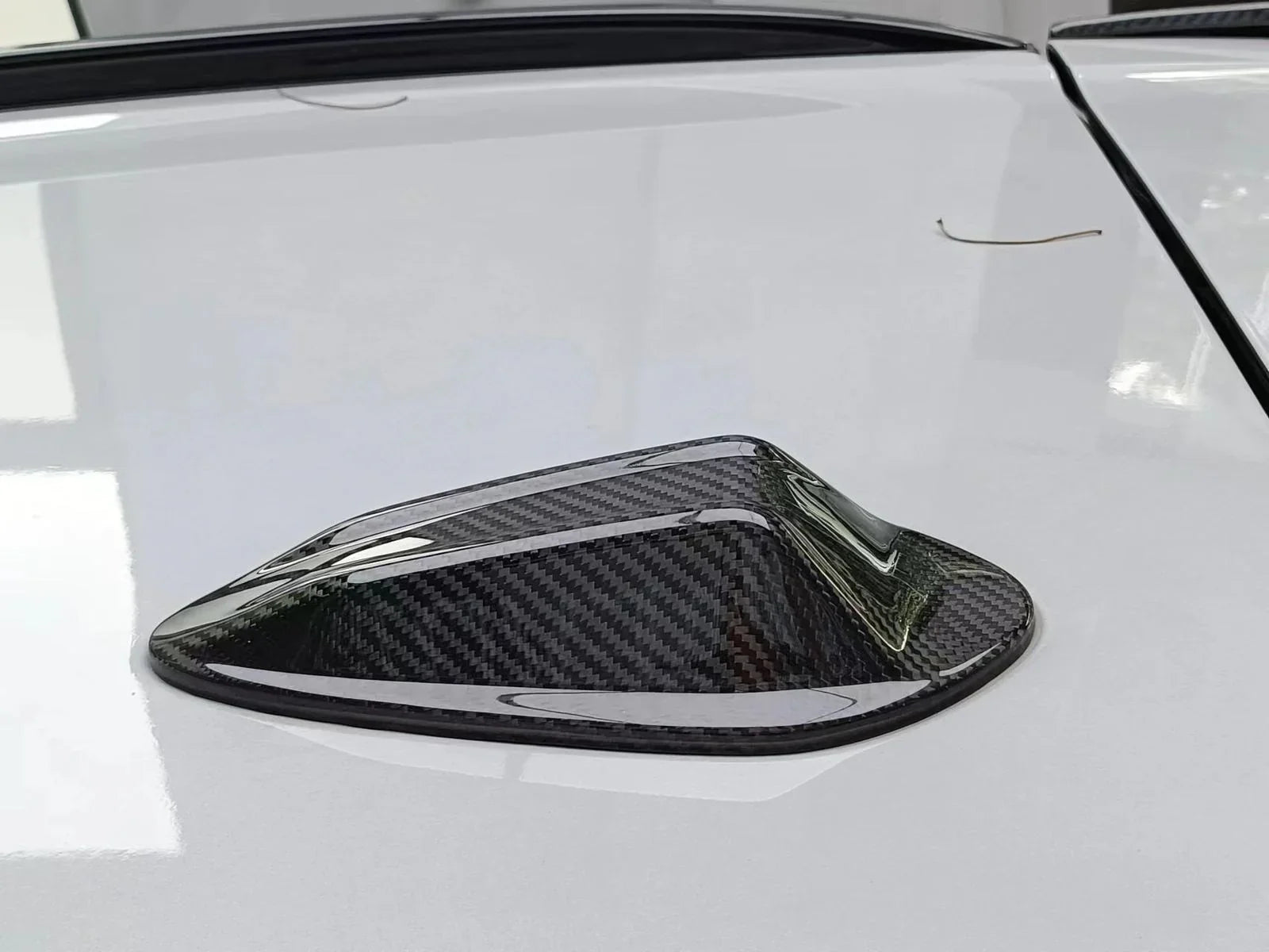 AutoTecknic M-SAV LCI Dry Carbon Roof Antenna-Exterior-Silicon Valley Bimmer
