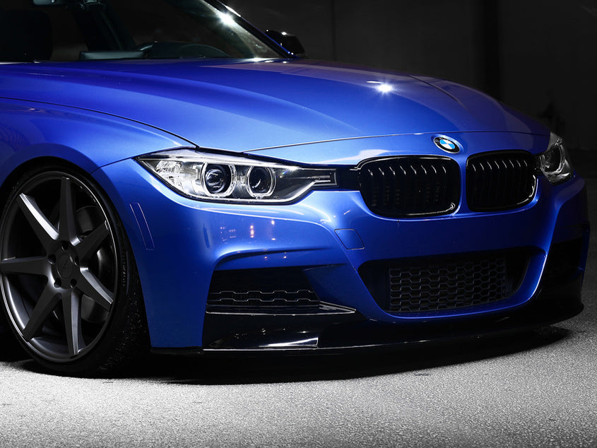 AutoTecknic Painted Front Bumper Reflectors - BMW F30 3-Series M Sport-Exterior-Silicon Valley Bimmer