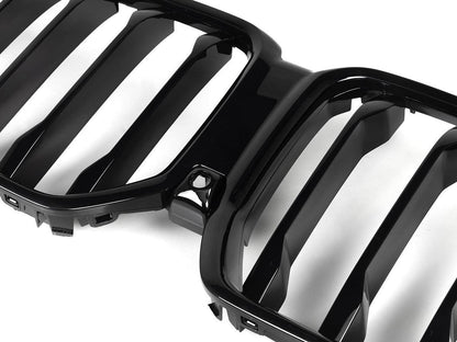 AutoTecknic Painted Glazing Black Front Grille - G06 X6 LCI-Exterior-Silicon Valley Bimmer