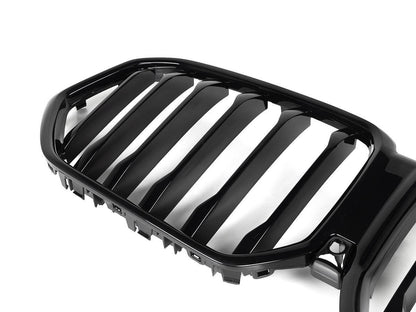 AutoTecknic Painted Glazing Black Front Grille - G06 X6 LCI-Exterior-Silicon Valley Bimmer