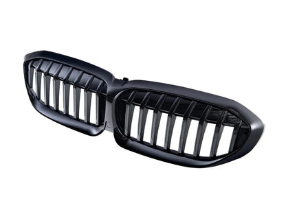 AutoTecknic Painted Glazing Black Front Grille - G20 3-Series Pre-LCI-Exterior-Silicon Valley Bimmer