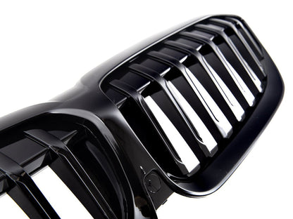 AutoTecknic Painted Glazing Black Front Grille - G20 3-Series Pre-LCI-Exterior-Silicon Valley Bimmer