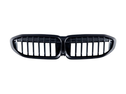 AutoTecknic Painted Glazing Black Front Grille - G20 3-Series Pre-LCI-Exterior-Silicon Valley Bimmer