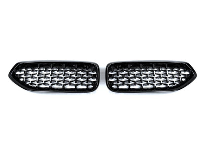 AutoTecknic Painted Glazing Black Front Grille Set - G29 Z4-Exterior-Silicon Valley Bimmer