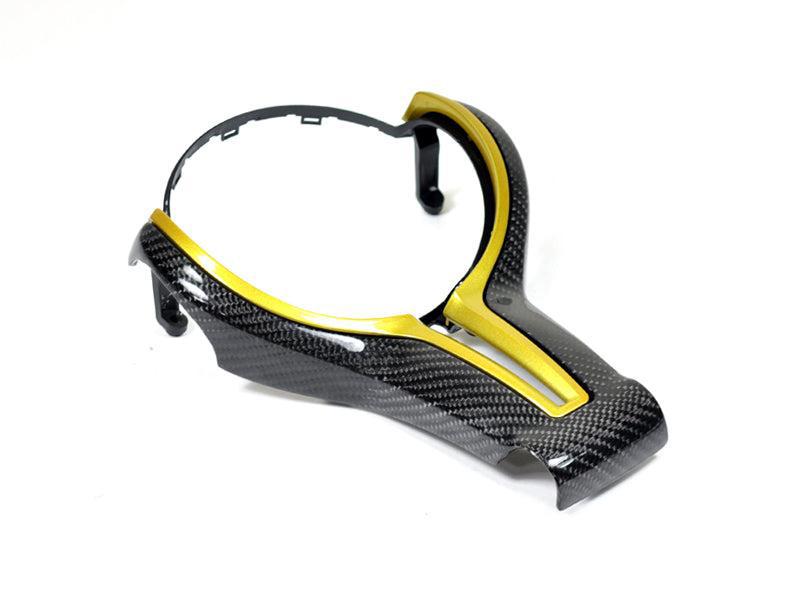 AutoTecknic Painted Steering Wheel Trim - F87 M2 | F80 M3 | F82/ F83 M4 | F10 M5 LCI | F06/ F12/ F13 M6-Interior-Silicon Valley Bimmer