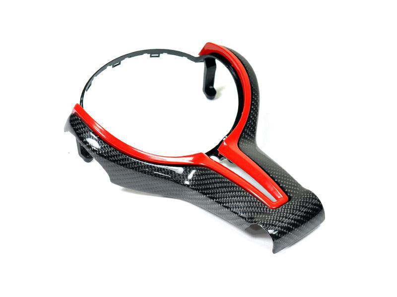 AutoTecknic Painted Steering Wheel Trim - F87 M2 | F80 M3 | F82/ F83 M4 | F10 M5 LCI | F06/ F12/ F13 M6-Interior-Silicon Valley Bimmer