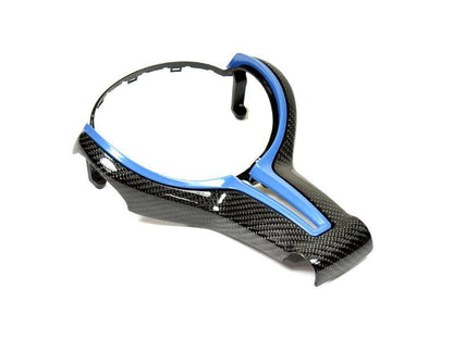 AutoTecknic Painted Steering Wheel Trim - F87 M2 | F80 M3 | F82/ F83 M4 | F10 M5 LCI | F06/ F12/ F13 M6-Interior-Silicon Valley Bimmer