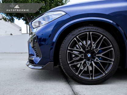 AutoTecknic Performance Dry Carbon Front Lip Set - F95 X5M-Exterior-Silicon Valley Bimmer