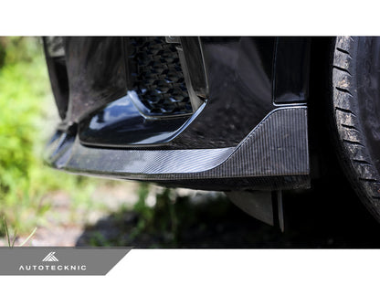 AutoTecknic Performance Dry Carbon Front Lip Set - G06 X6 M-Sport-Exterior-Silicon Valley Bimmer