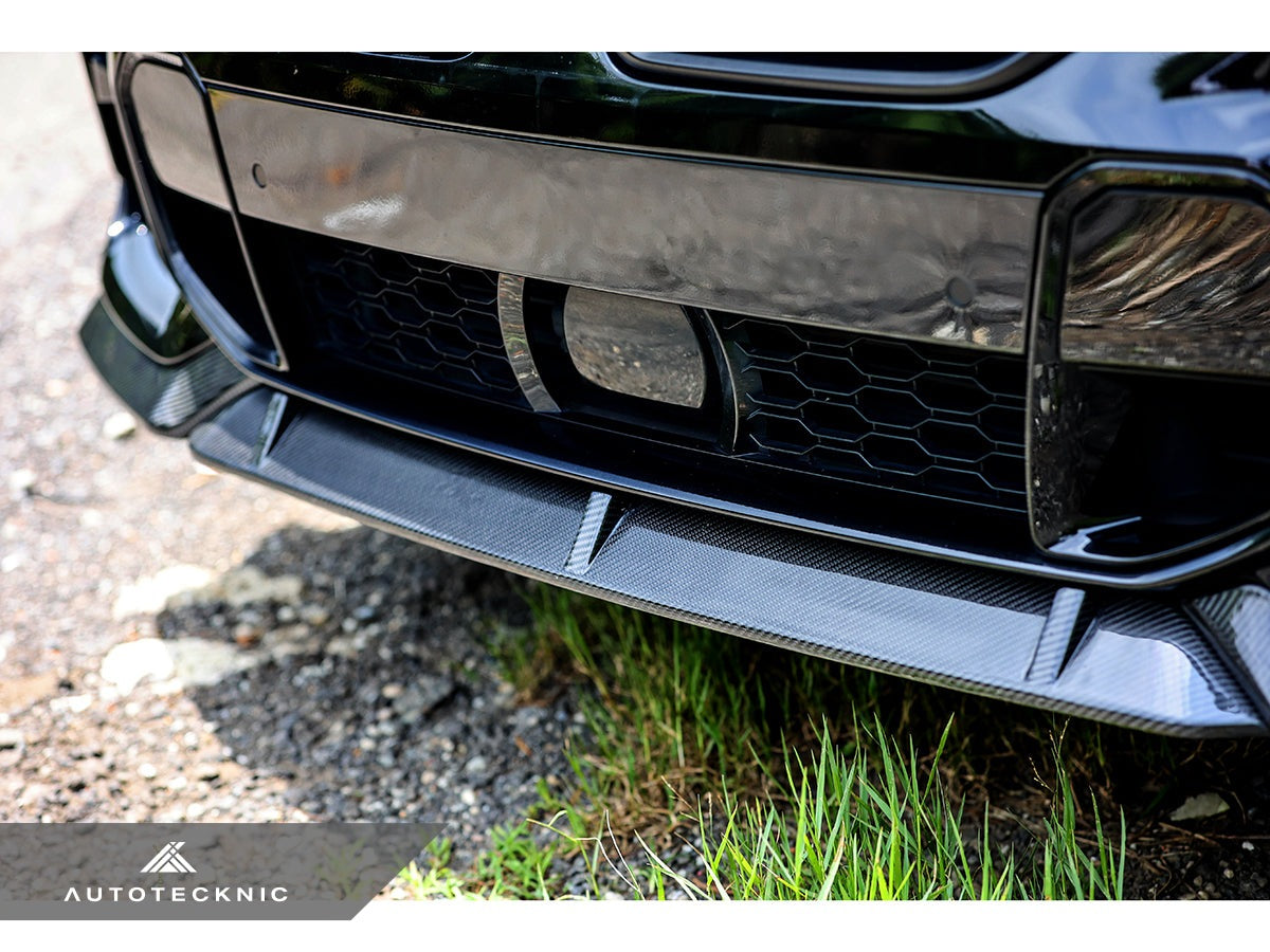 AutoTecknic Performance Dry Carbon Front Lip Set - G06 X6 M-Sport-Exterior-Silicon Valley Bimmer