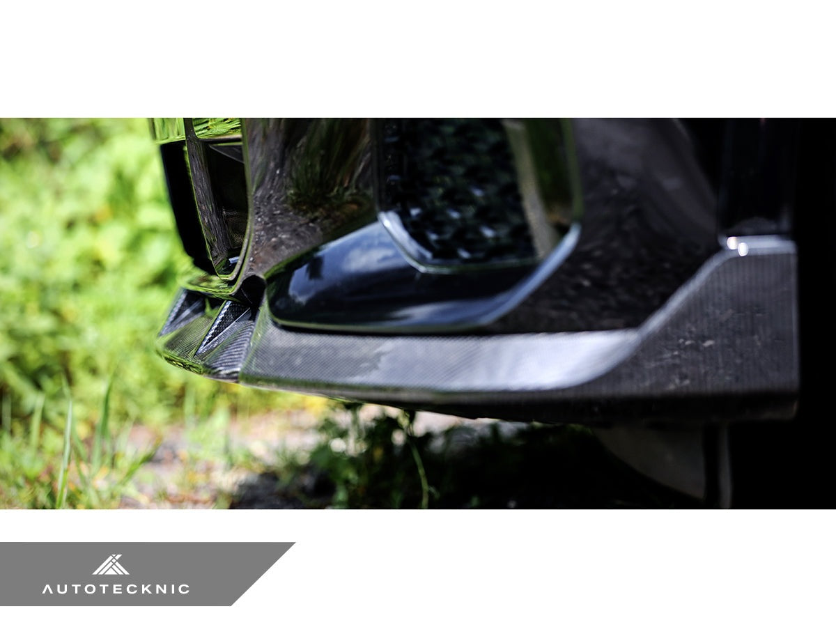 AutoTecknic Performance Dry Carbon Front Lip Set - G06 X6 M-Sport-Exterior-Silicon Valley Bimmer