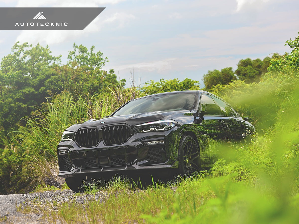 AutoTecknic Performance Dry Carbon Front Lip Set - G06 X6 M-Sport-Exterior-Silicon Valley Bimmer
