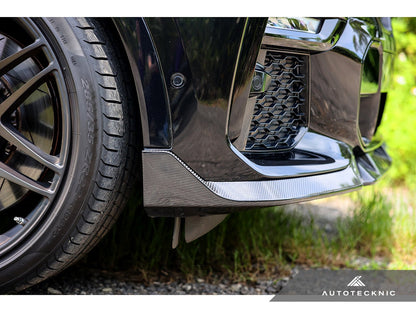 AutoTecknic Performance Dry Carbon Front Lip Set - G06 X6 M-Sport-Exterior-Silicon Valley Bimmer