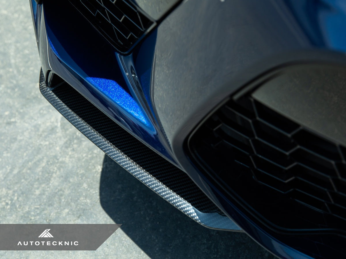 AutoTecknic Performance Dry Carbon Splitter Set - F95 X5M Pre-LCI-Exterior-Silicon Valley Bimmer