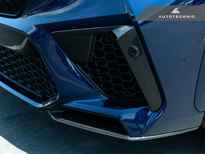 AutoTecknic Performance Dry Carbon Splitter Set - F95 X5M Pre-LCI-Exterior-Silicon Valley Bimmer