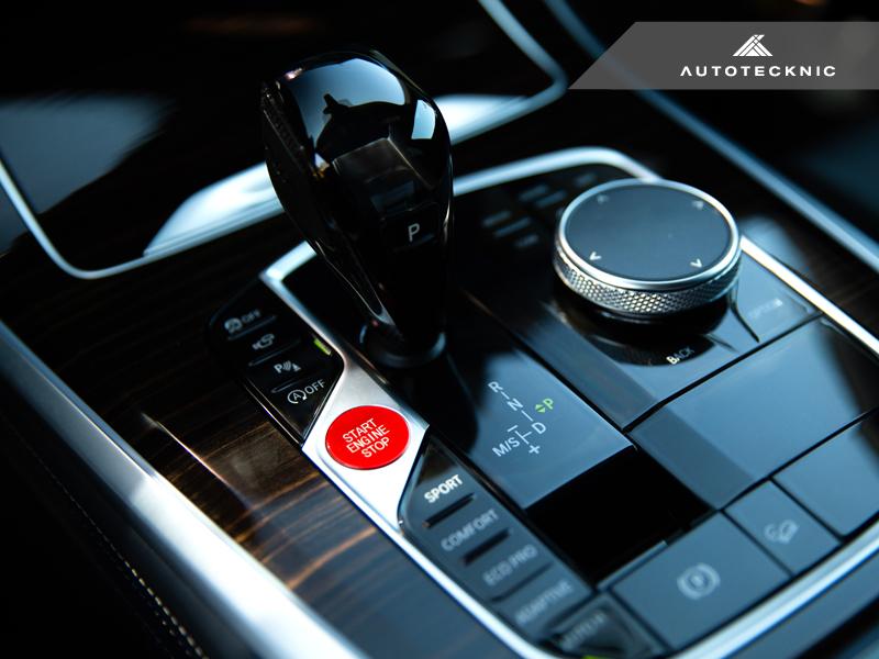 AutoTecknic Red Start Stop Button - G01 X3 | G02 X4 LCI-Interior-Silicon Valley Bimmer