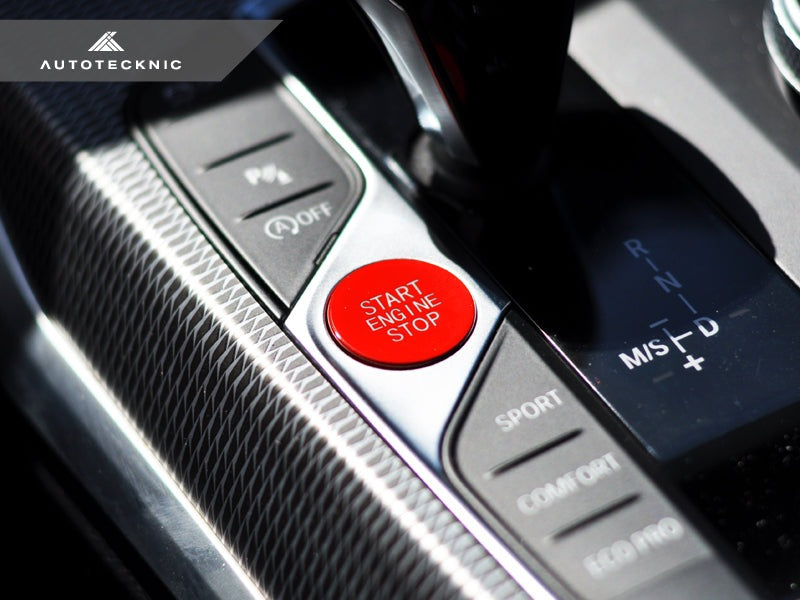 AutoTecknic Red Start Stop Button - G05 X5 | G06 X6 | G07 X7-Interior-Silicon Valley Bimmer