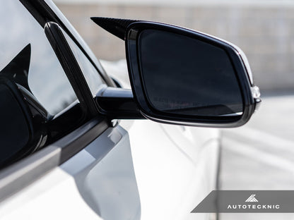 AutoTecknic Replacement Aero Glazing Black Mirror Covers - A90 Supra 2020-Up-Exterior-Silicon Valley Bimmer