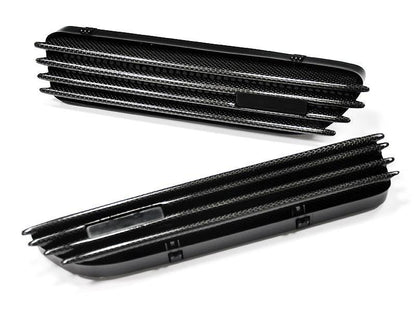 AutoTecknic Replacement Carbon Fiber Fender Gills - E46 Coupe & Cabrio | M3-Exterior-Silicon Valley Bimmer