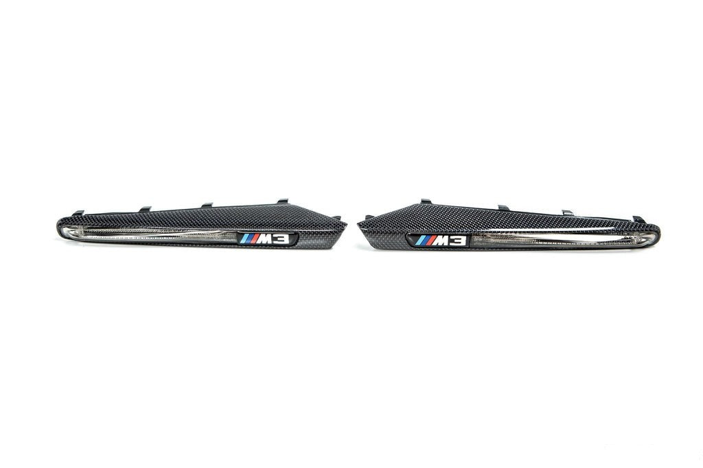 AutoTecknic Replacement Carbon Fiber Fender Gills - E90 Sedan / E92 Coupe / E93 Cabrio | M3-Exterior-Silicon Valley Bimmer