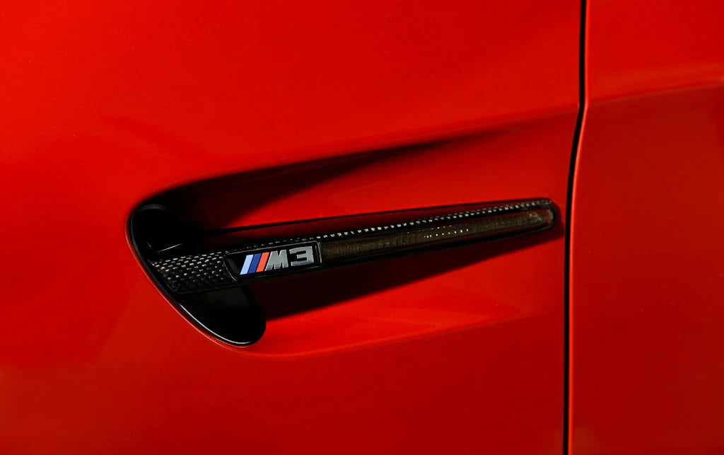 AutoTecknic Replacement Carbon Fiber Fender Gills - E90 Sedan / E92 Coupe / E93 Cabrio | M3-Exterior-Silicon Valley Bimmer