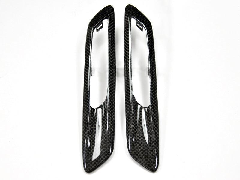 AutoTecknic Replacement Carbon Fiber Fender Light Trims - F10 Sedan / F11 Wagon | 5 Series-Silicon Valley Bimmer