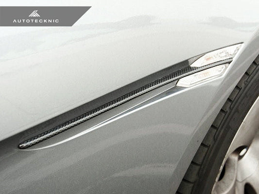 AutoTecknic Replacement Carbon Fiber Fender Slats - E63 Coupe / E64 Cabrio 6 Series & M6-Exterior-Silicon Valley Bimmer
