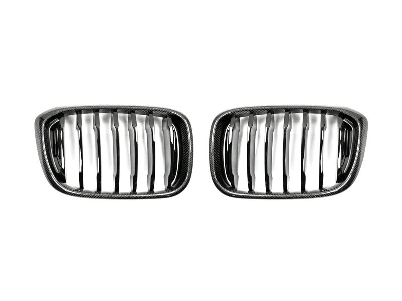 AutoTecknic Replacement Carbon Fiber Front Grille Set - G01 X3 | G02 X4 Pre-LCI-Exterior-Silicon Valley Bimmer