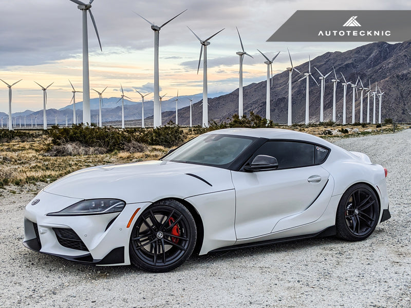 AutoTecknic Replacement Carbon Fiber Mirror Covers - A90 Supra 2020-Up-Exterior-Silicon Valley Bimmer