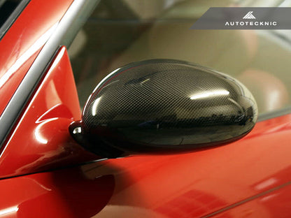 AutoTecknic Replacement Carbon Fiber Mirror Covers - BMW E46 M3-Exterior-Silicon Valley Bimmer