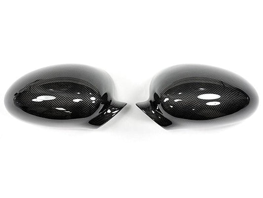 AutoTecknic Replacement Carbon Fiber Mirror Covers - BMW E46 M3-Exterior-Silicon Valley Bimmer
