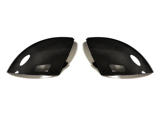 AutoTecknic Replacement Carbon Fiber Mirror Covers - BMW E60 M5 | E63 M6-Exterior-Silicon Valley Bimmer