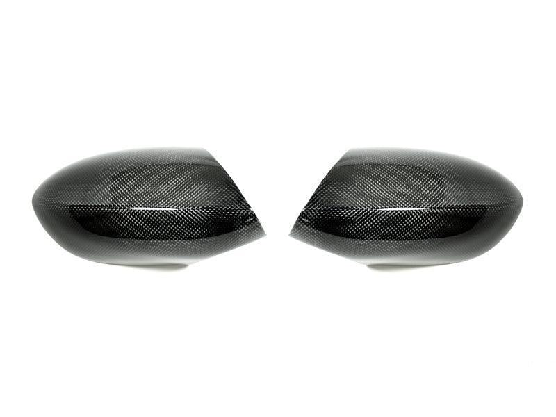 AutoTecknic Replacement Carbon Fiber Mirror Covers - BMW E90/ E92/ E93 M3 | E82 1M-Exterior-Silicon Valley Bimmer