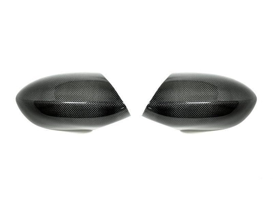 AutoTecknic Replacement Carbon Fiber Mirror Covers - BMW E90/ E92/ E93 M3 | E82 1M-Exterior-Silicon Valley Bimmer