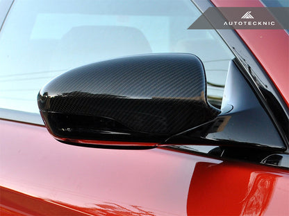 AutoTecknic Replacement Carbon Fiber Mirror Covers - BMW F10 M5 | F06 / F12 / F13 M6-Exterior-Silicon Valley Bimmer