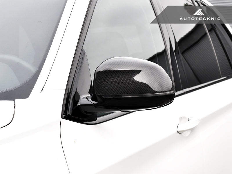 AutoTecknic Replacement Carbon Fiber Mirror Covers - BMW F25 X3 LCI | F26 X4 | F15 X5 | F16 X6-Exterior-Silicon Valley Bimmer
