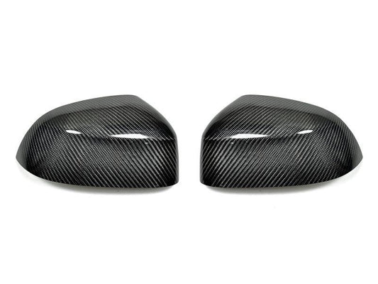 AutoTecknic Replacement Carbon Fiber Mirror Covers - BMW F25 X3 LCI | F26 X4 | F15 X5 | F16 X6-Exterior-Silicon Valley Bimmer