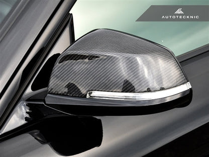 AutoTecknic Replacement Carbon Fiber Mirror Covers - BMW F87 M2-Exterior-Silicon Valley Bimmer